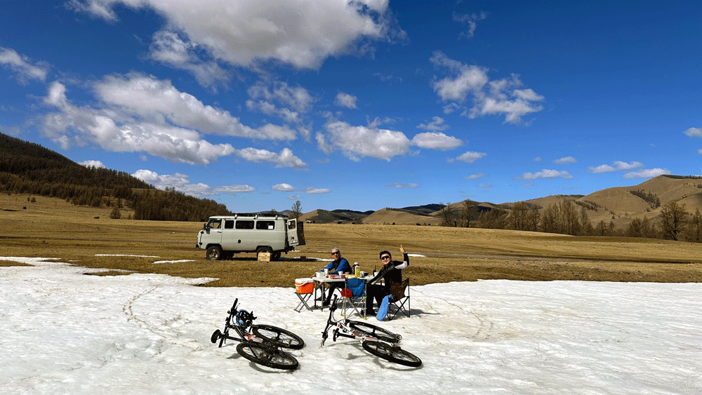 The cycling tour season for 2024 has begun at Mongolia biking experts